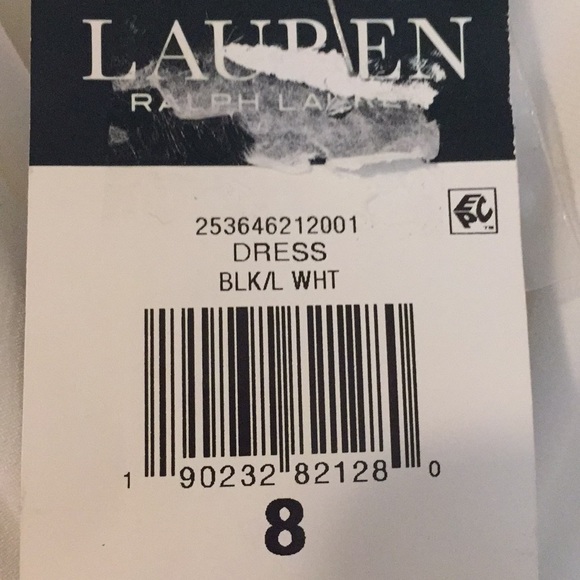 Ralph Lauren Colorblock Jersey Wrap Column Gown - Picture 7 of 8